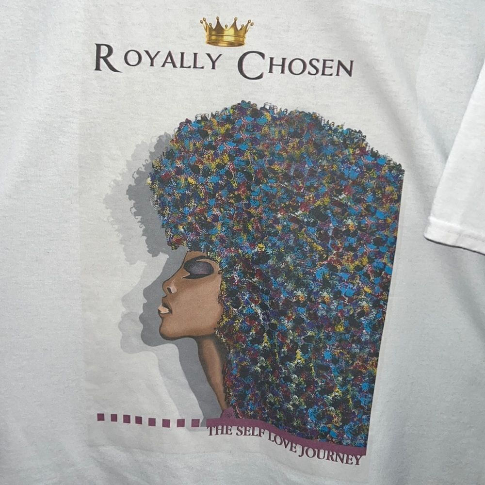 Women’s Self love t-shirt white purple blue yellow